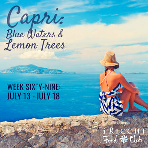 WEEK SIXTY-NINE MENU: July 13-18, 2021