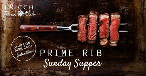 PRIME RIB SUNDAY SUPPER - every week on Sunday